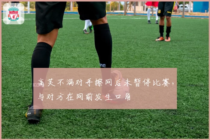 高芙不满对手擦网后未暂停比赛，与对方在网前发生口角